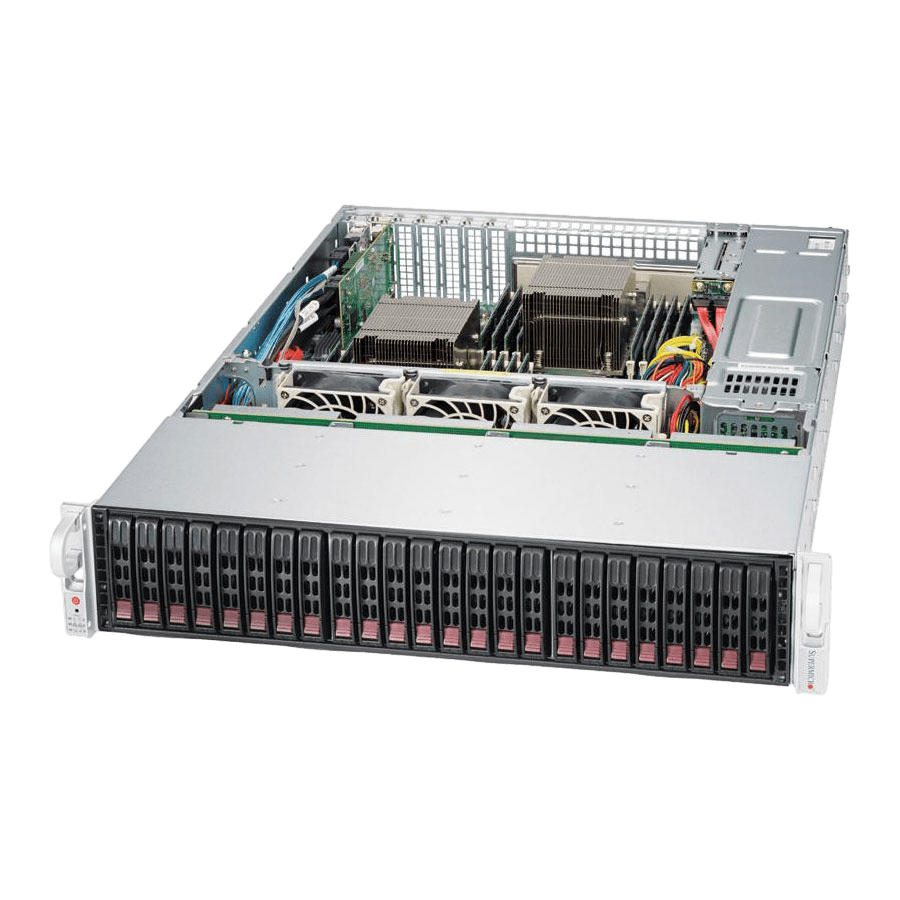 Сервер Supermicro SYS-2029U CSE-219U noCPU X11DPL-i 8хDDR4 softRaid IPMI 2х920W PSU Ethernet 2х1Gb/s 26х2,5" EXP SAS3-826EL1 FCLGA3647 Сервер Supermicro SYS-2029U CSE-219U noCPU X11DPL-i 8хDDR4 softRaid IPMI 2х920W PSU Ethernet 2х1Gb/s 26х2,5" EXP SAS3-826EL1 FCLGA3647