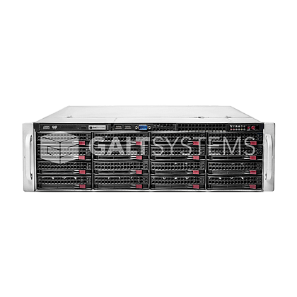Сервер Supermicro SYS-6037R CSE-836 noCPU X9DRI-LN4F+ 24хDDR3 softRaid IPMI 2х800W PSU Ethernet 4х1Gb/s 16х3,5" EXP SAS2-836EL1 FCLGA2011